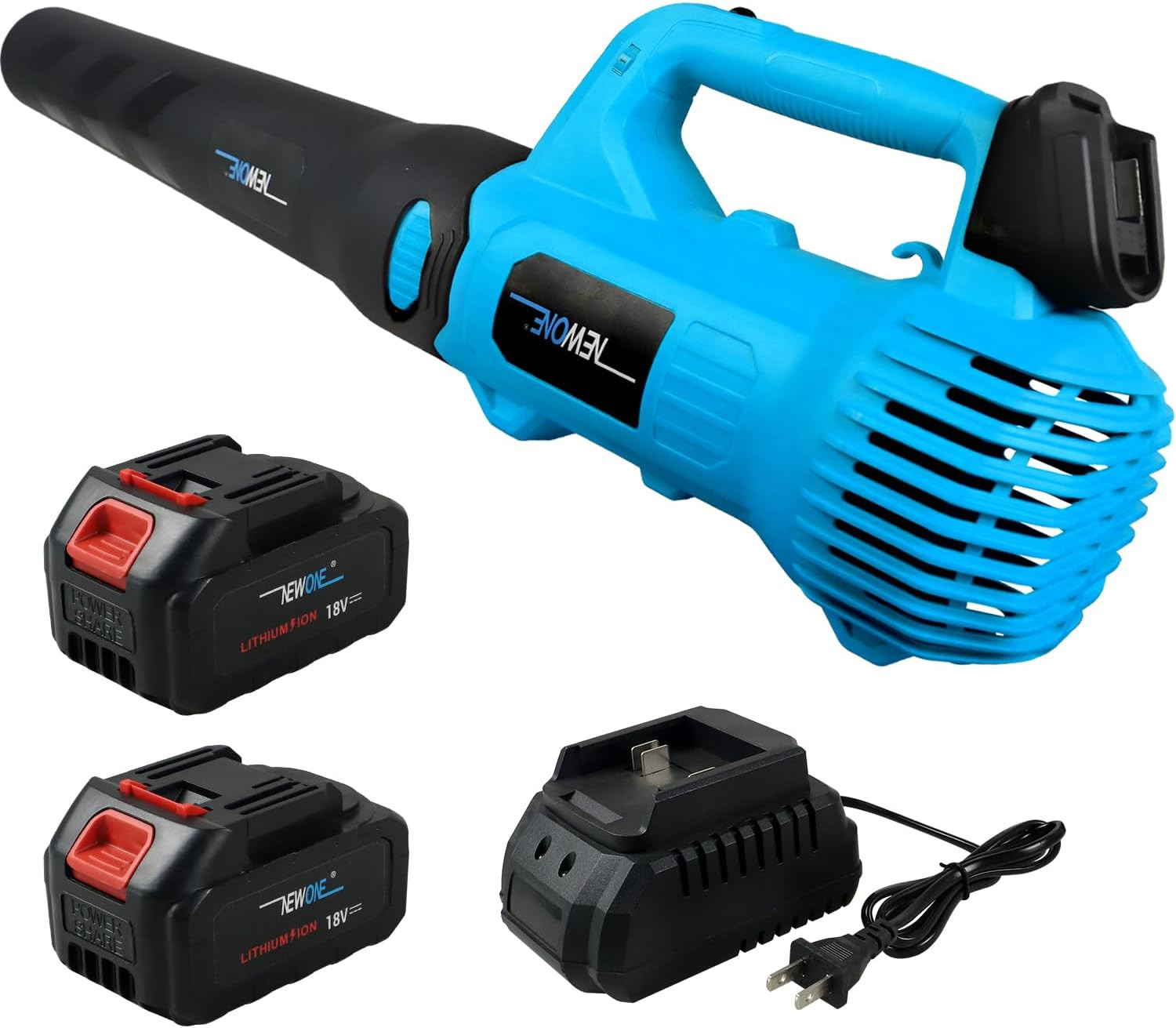 Big Leaf Blower Cordless Hand Electric Leaf Blower/Leaf Vacuum,20V 5 Speed Sweep
