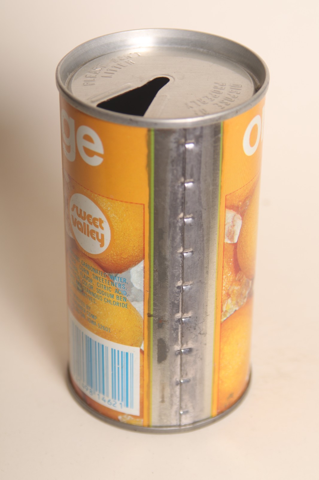 Sweet Valley Orange soda can - 12oz