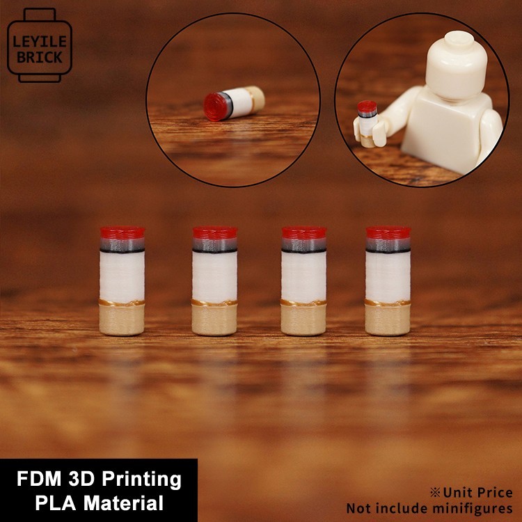 Custom Cigarette (Ignited 4 Pack) Accessory for Minifigures -NEW- Leyile