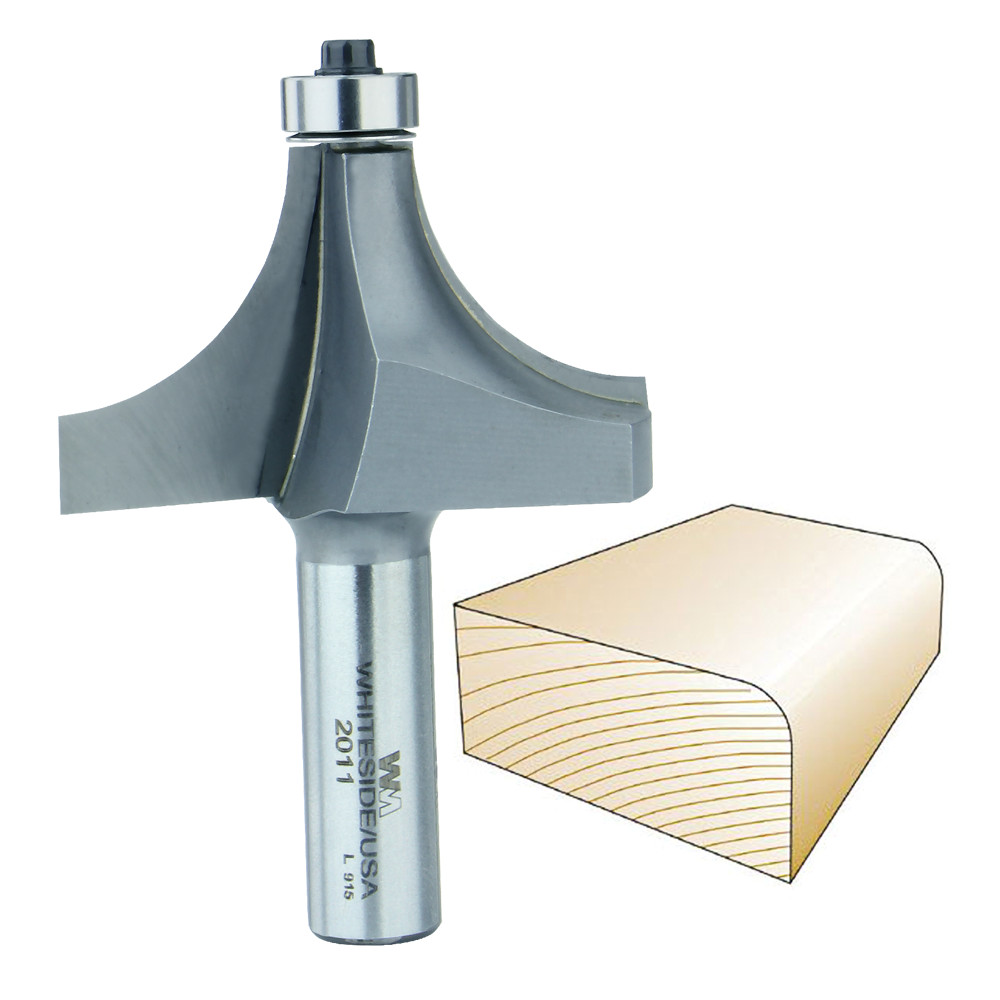 Whiteside 2011 Roundover Bit 1/2 in. SH x 7/8 in. R