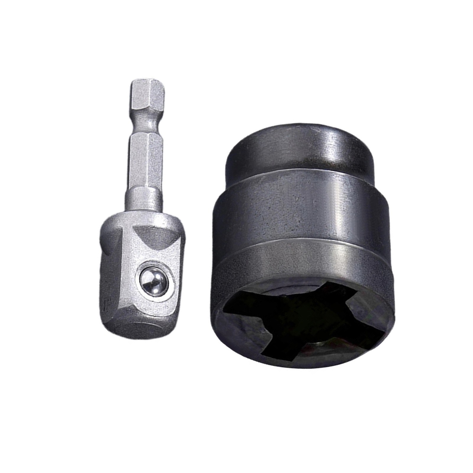 Power Drill Adapter for Scissor Jack, High Carbon Steel Socket Converter Tool