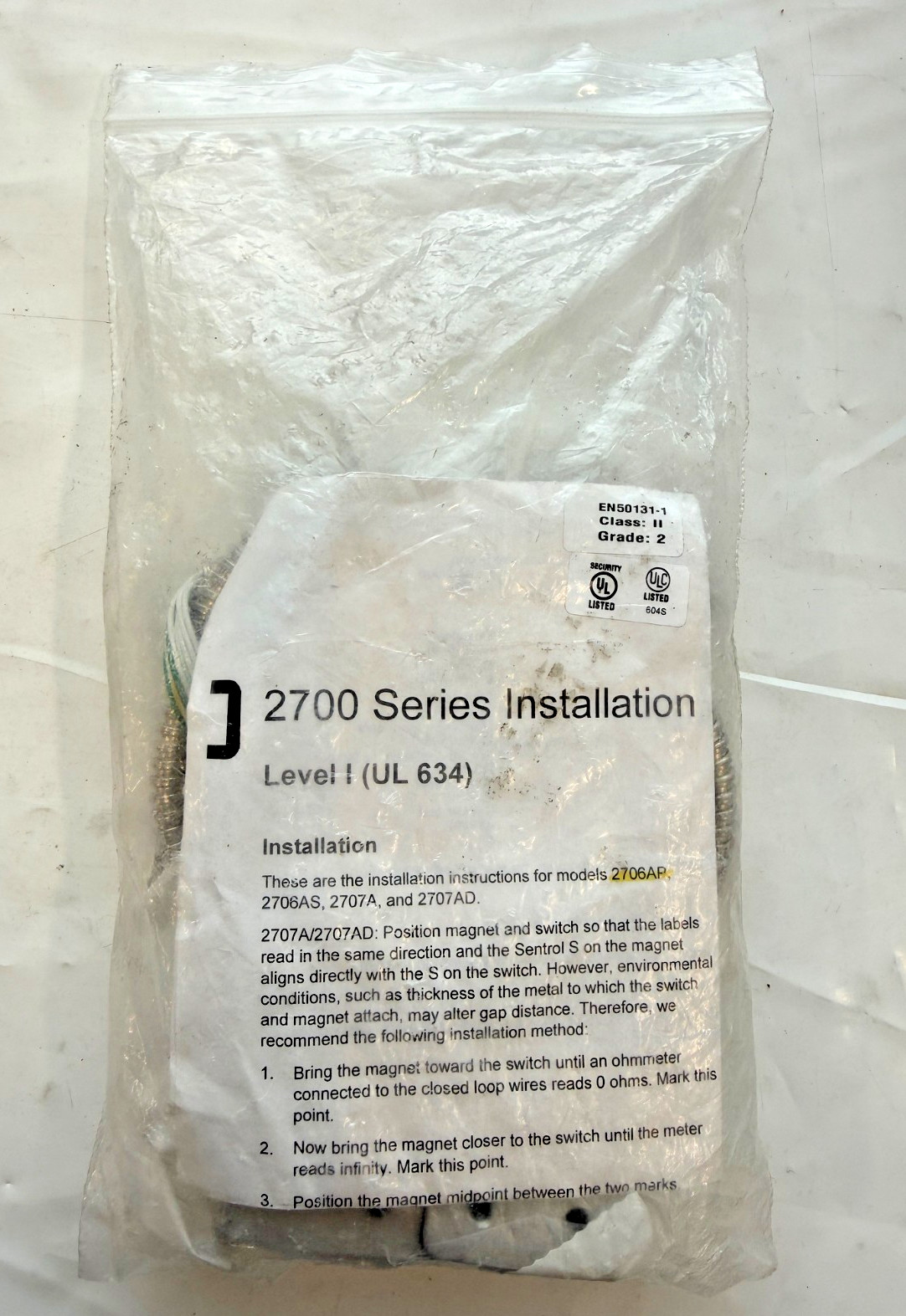 INTERLOGIX 2706AP-L High Security Contact