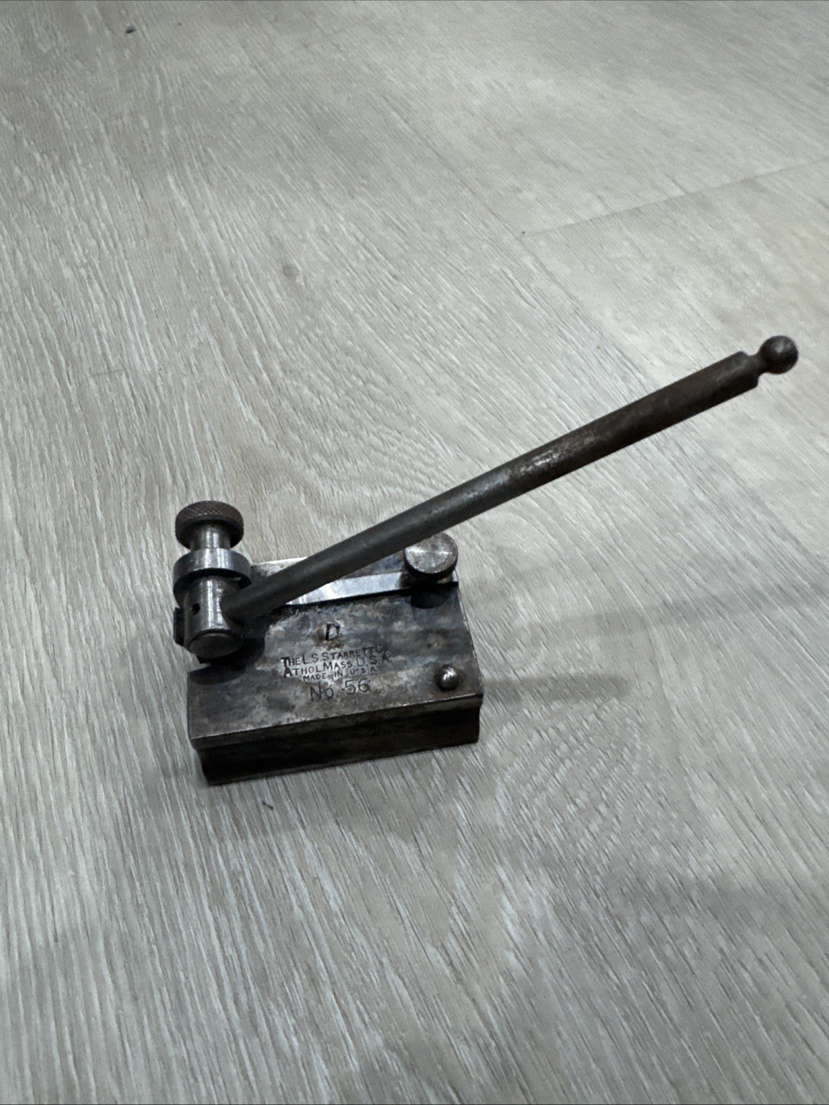 Vintage L S Starrett No 56 Toolmakers Surface Gage