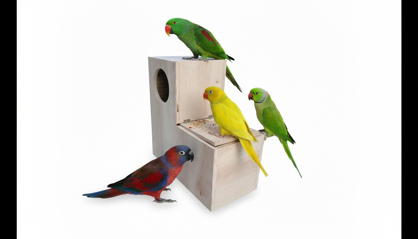 Bird Nest Box ( 20"x20"x10" toe) for Eclectus, Amazons, Etc