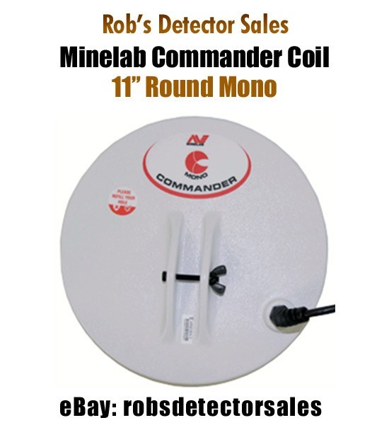 Minelab Commander Search Coil - 11" Round Mono Coil for Minelab Detectors