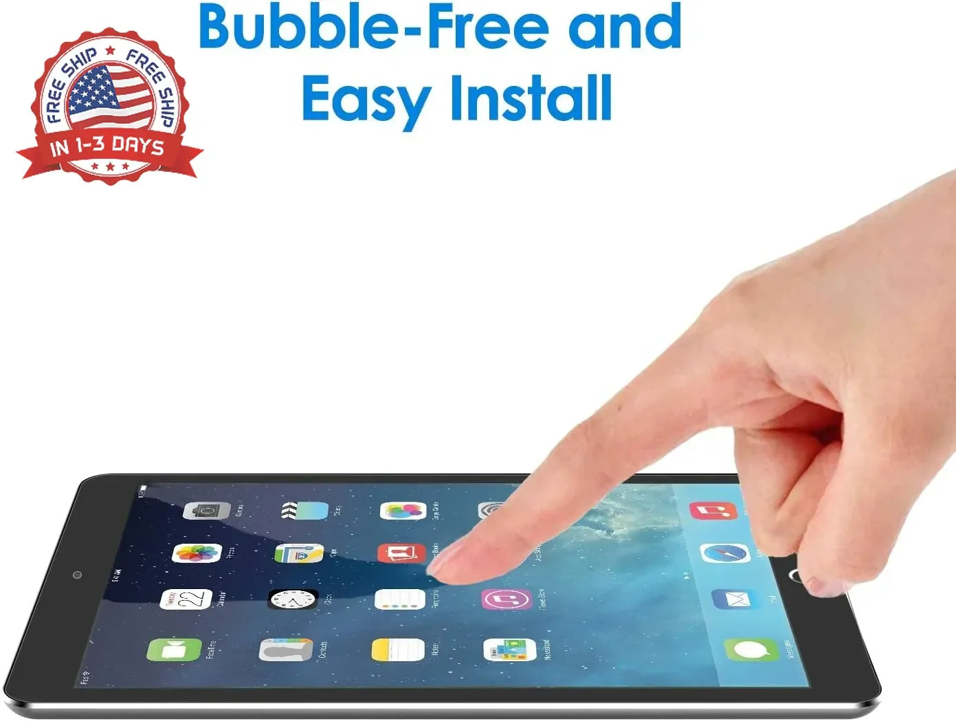 Screen Protector for iPad (9.7-Inch, 2018/2017 Model, 6th/5th Generation)
