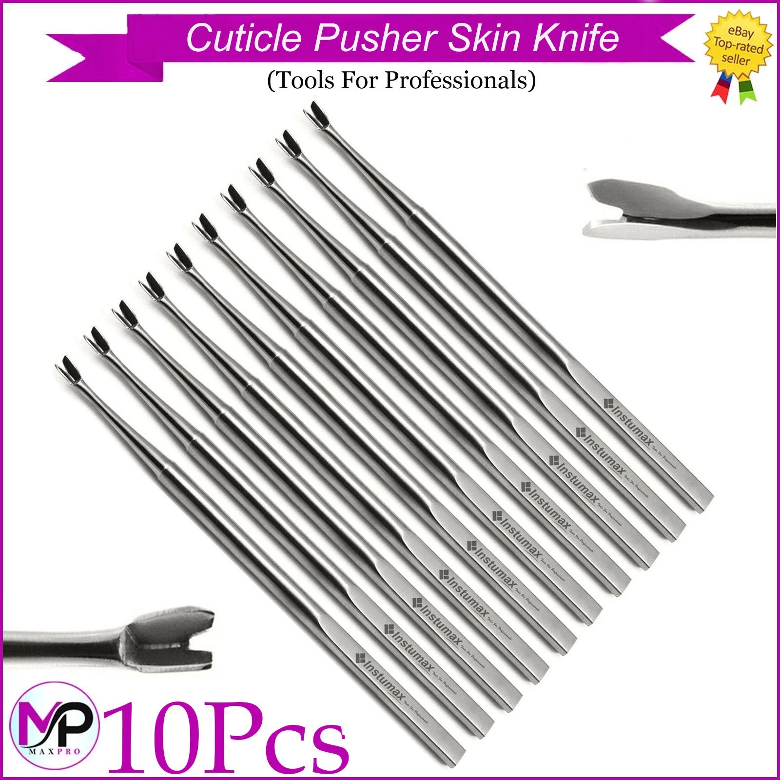 Professional Cuticle Grooming Kit – Precision Pusher and Trimmer Tool