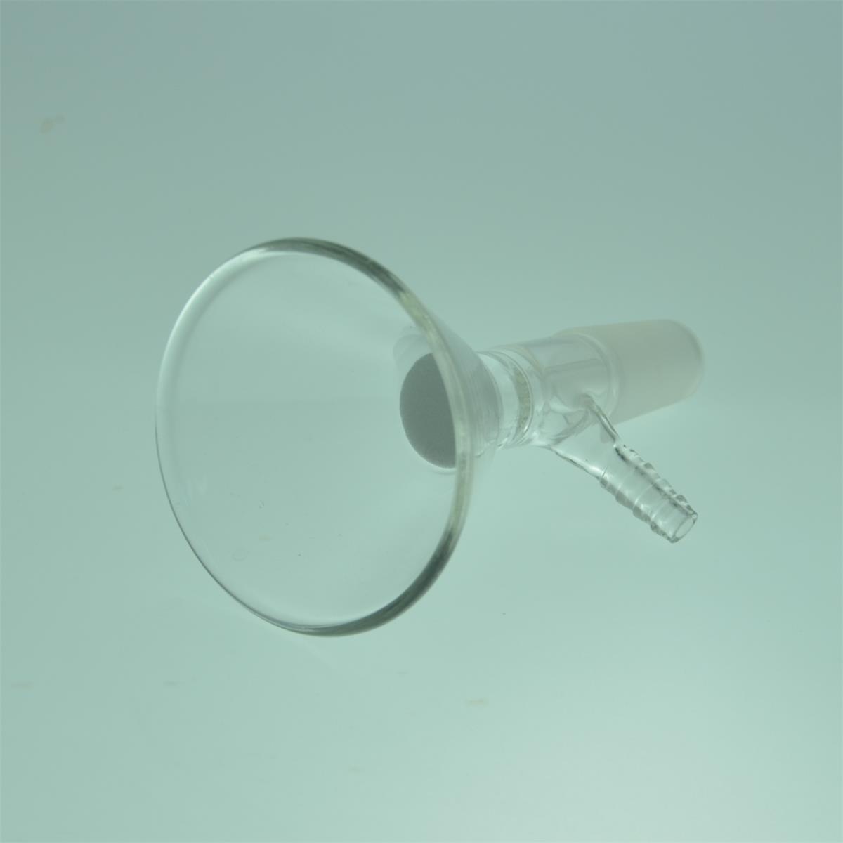 Laboratory 60° side Angle Filter funnel G3 Fritted Disc 24/40
