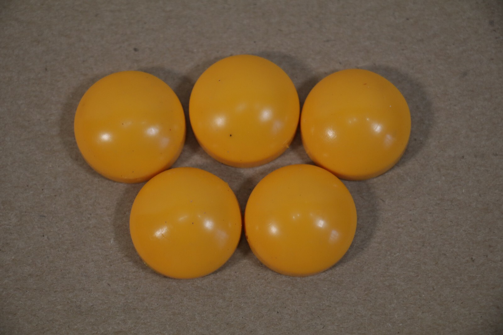 5x Space Dome Climber M8 Replacement Rubber Nut Cover - yellow