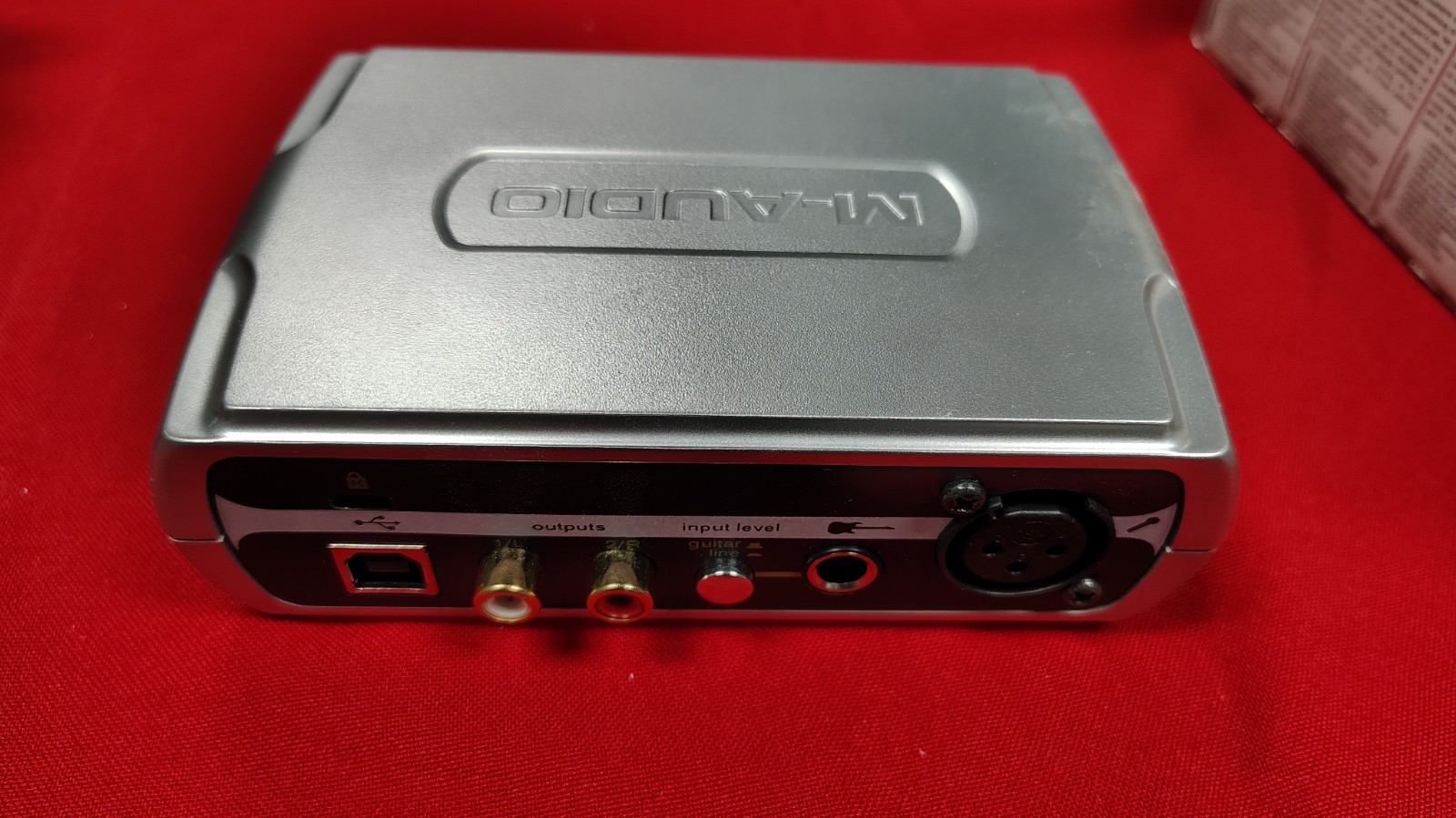 M-AUDIO FAST TRACK PRO WITH BOX AND ACCESSORIES