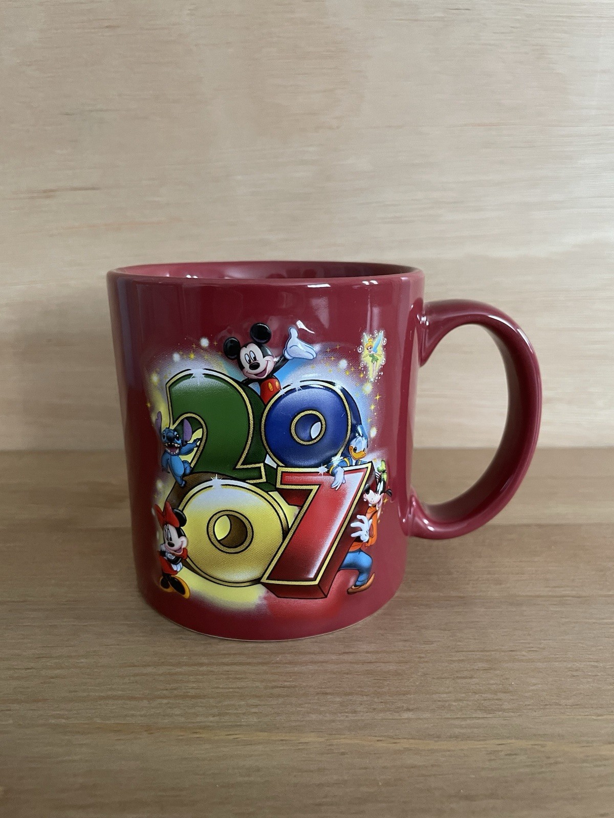 2007 Disney World Authentic Mickey Mouse 3D Large Collectable Souvenir Mug Cup
