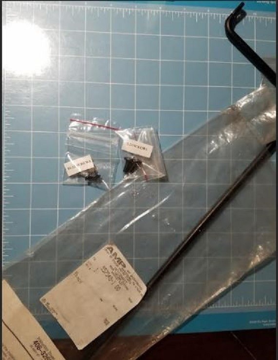 2- pack Amp 557548-1 19" 5" deep Cable Management Support Bracket