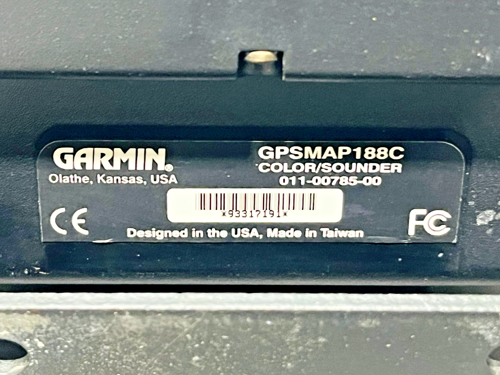 GARMIN GPSMap 188C Sounder Color Chart Plotter Fish-Finder Untested