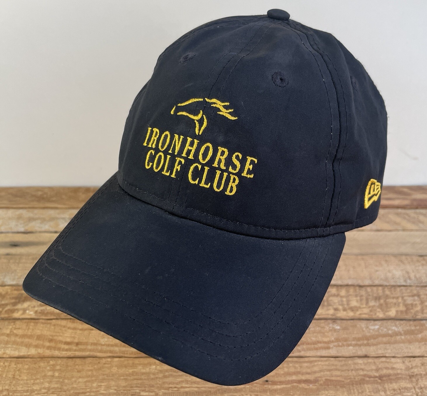 Ironhorse Golf Club Hat Cap Mizzou Adjustable Black Gold New Era Golf