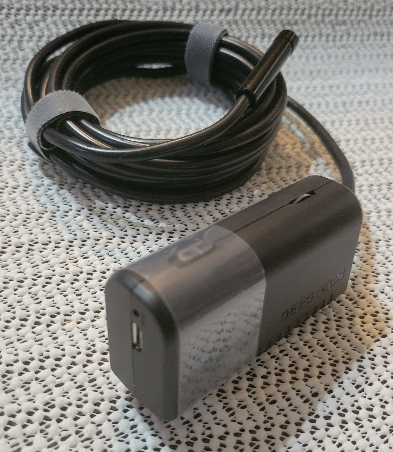 Depsrech Wireless Endoscope WIFI Borescope HD Inspection Semi-Rigid Snake Camera