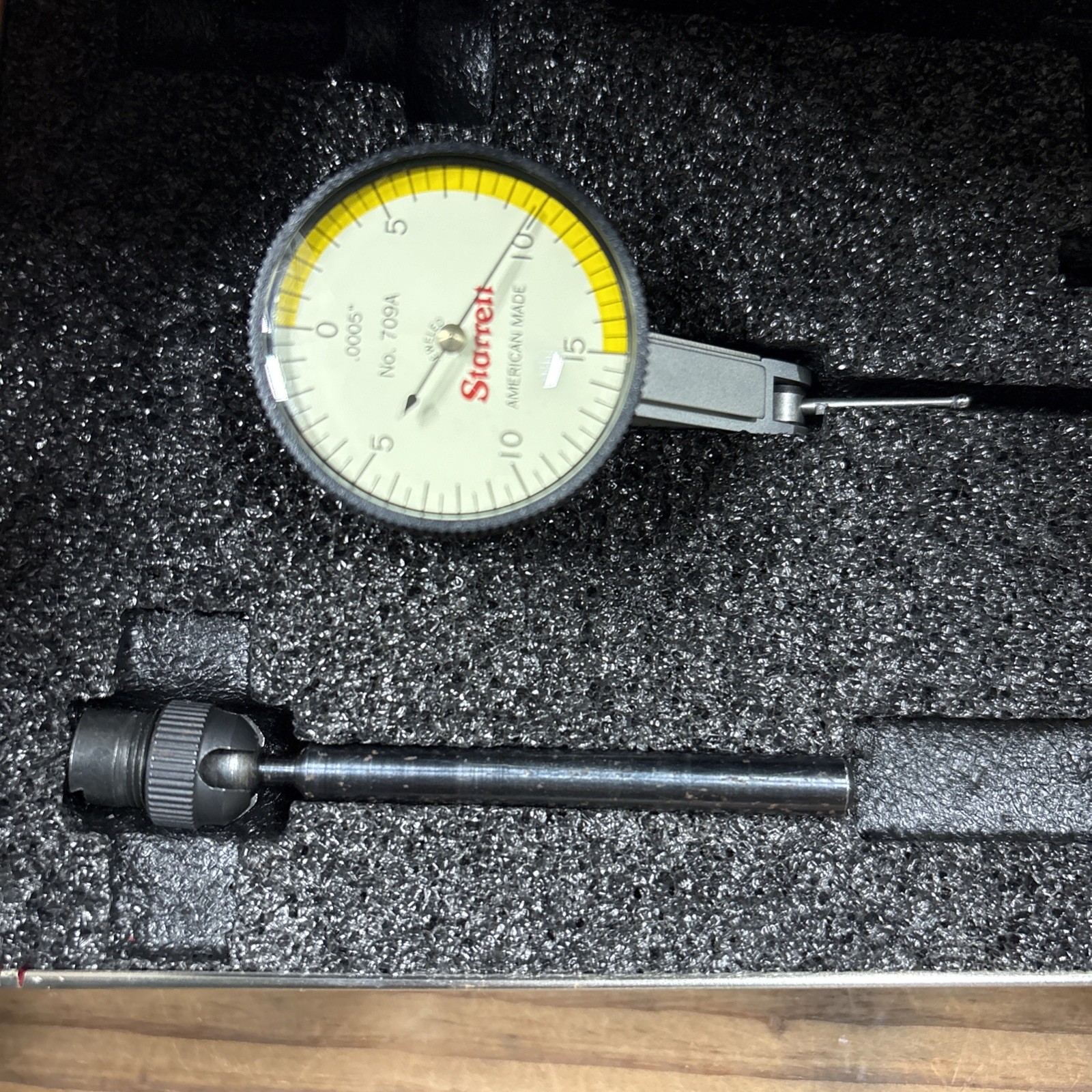 Starrett 709A Dial Test Indicator With Conformed Case