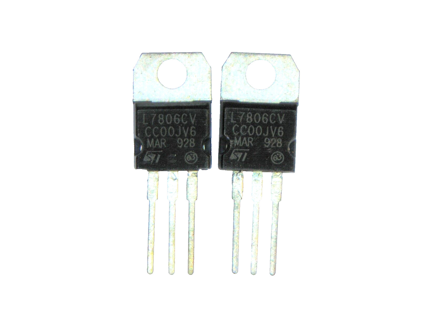 L7806CV  SGS 6V Positive Voltage Regualtor TO-220   2 pcs