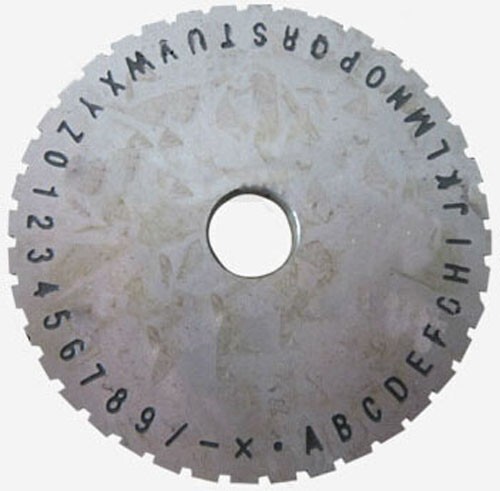 1 PC Metal Stamping Printing Machine Number Wheel,Just 6mm Number Wheel New
