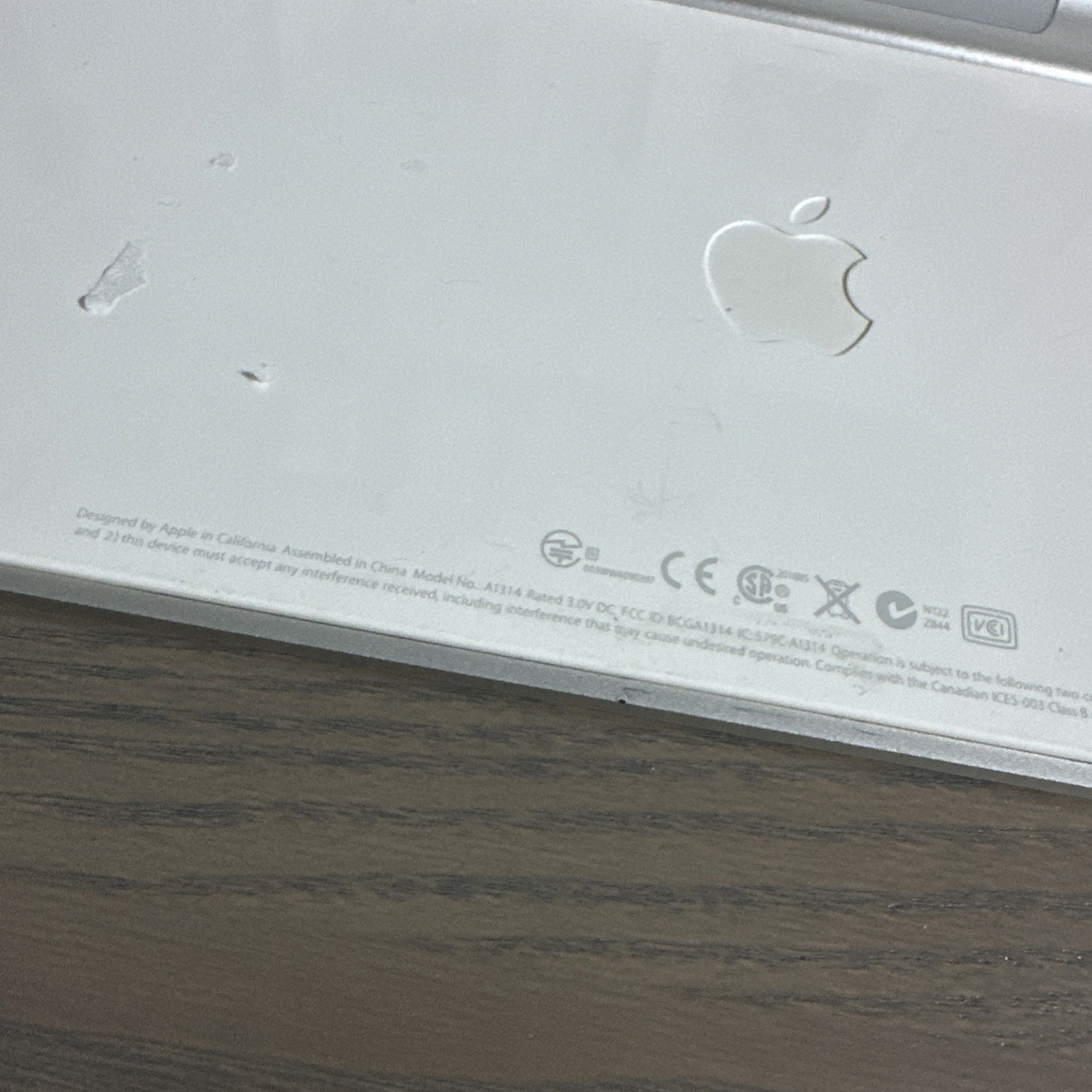 GENUINE Apple Wireless Bluetooth Keyboard A1314 Mac Aluminium *TESTED.