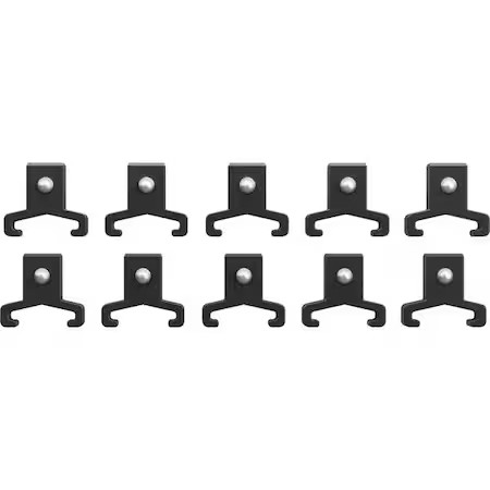 Milwaukee Tool 49-66-6741 Socket Rail Clip, Blk, Drive Size1/2", Pk10