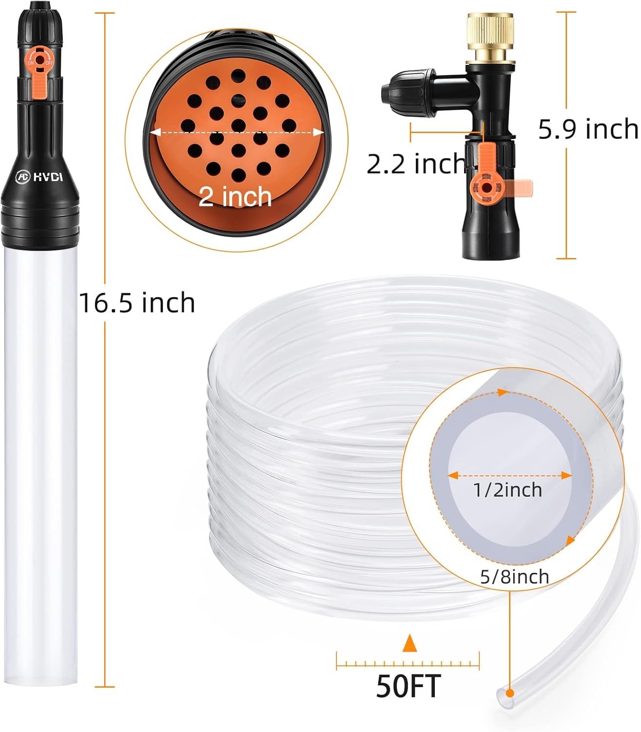 Universal Gravel Vacuum 30ft Water Changer