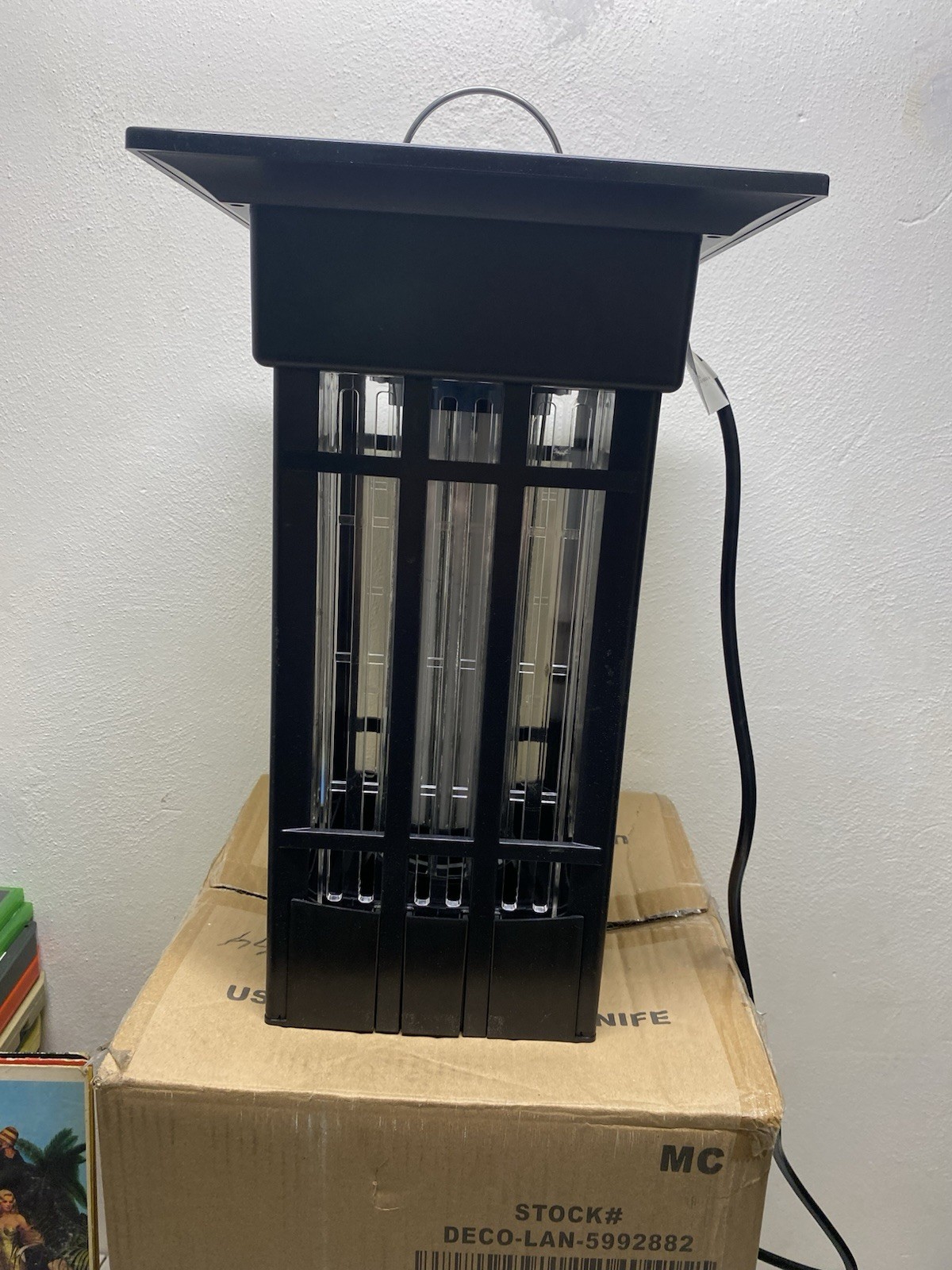 Pic Decorative Flameless Effect Bug Zapper Lantern
