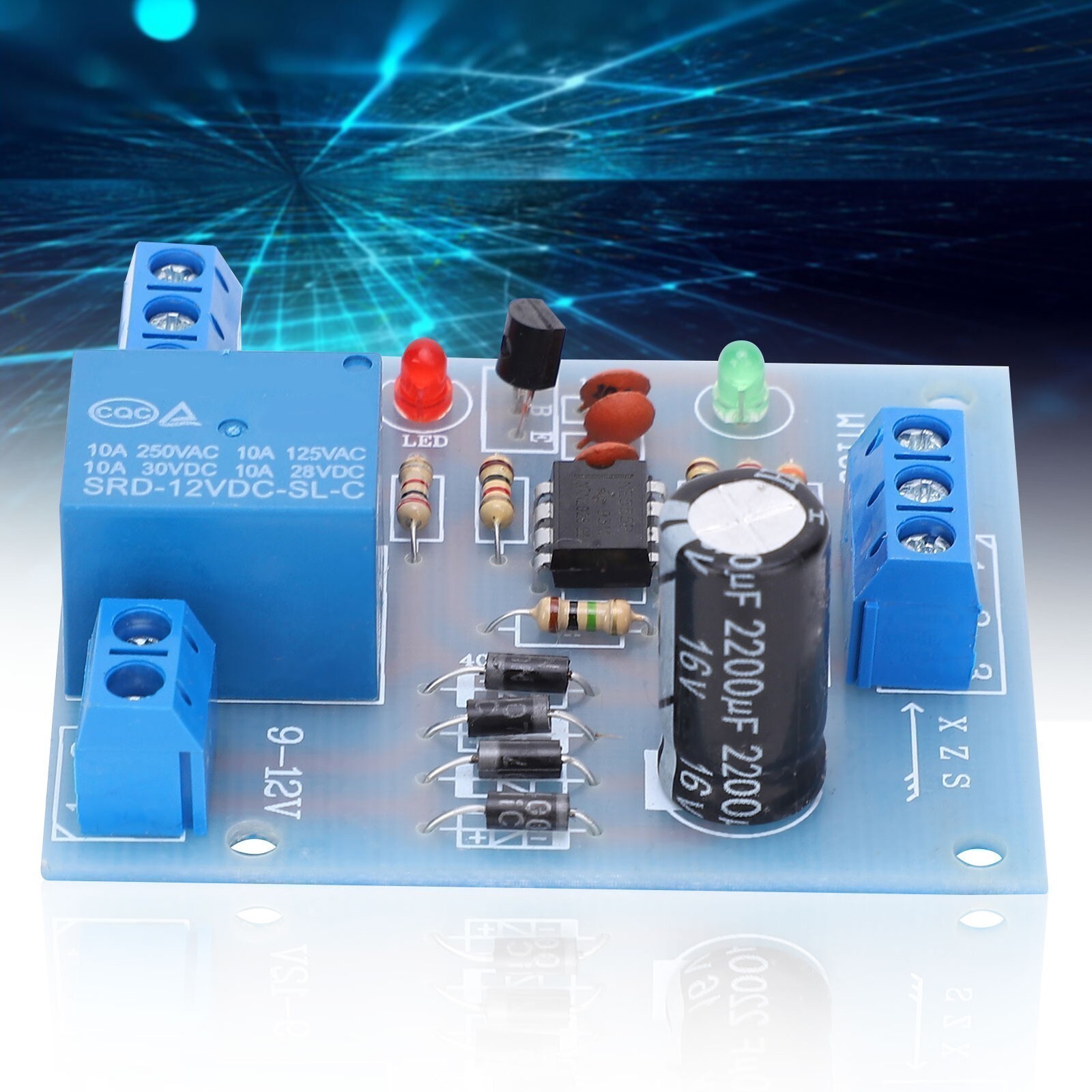 12V Water Level Controller Module Automatic Liquid Level Switch Circuit Board