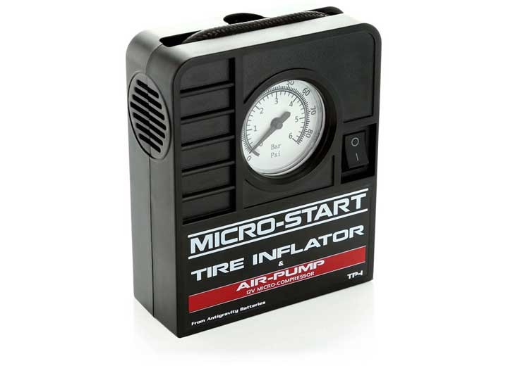 Antigravity AG-MSA-9 Micro-Start Air Pump & Tire Inflator w/Power Cables & Tips