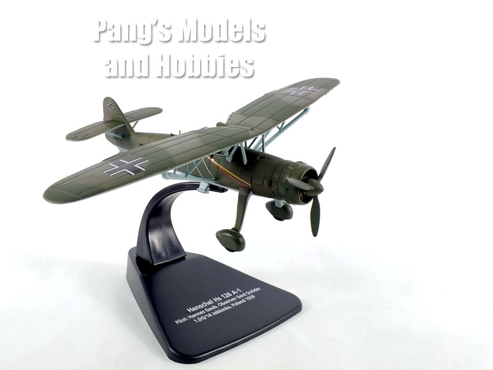 Henschel Hs 126 Hs-126 - Invasion of Poland 1939 1/72 Scale Diecast Model