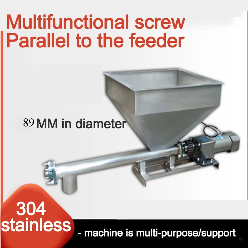 Stainless Steel Screw Conveyor Feeding and Loading Machine Automatic Feeder New