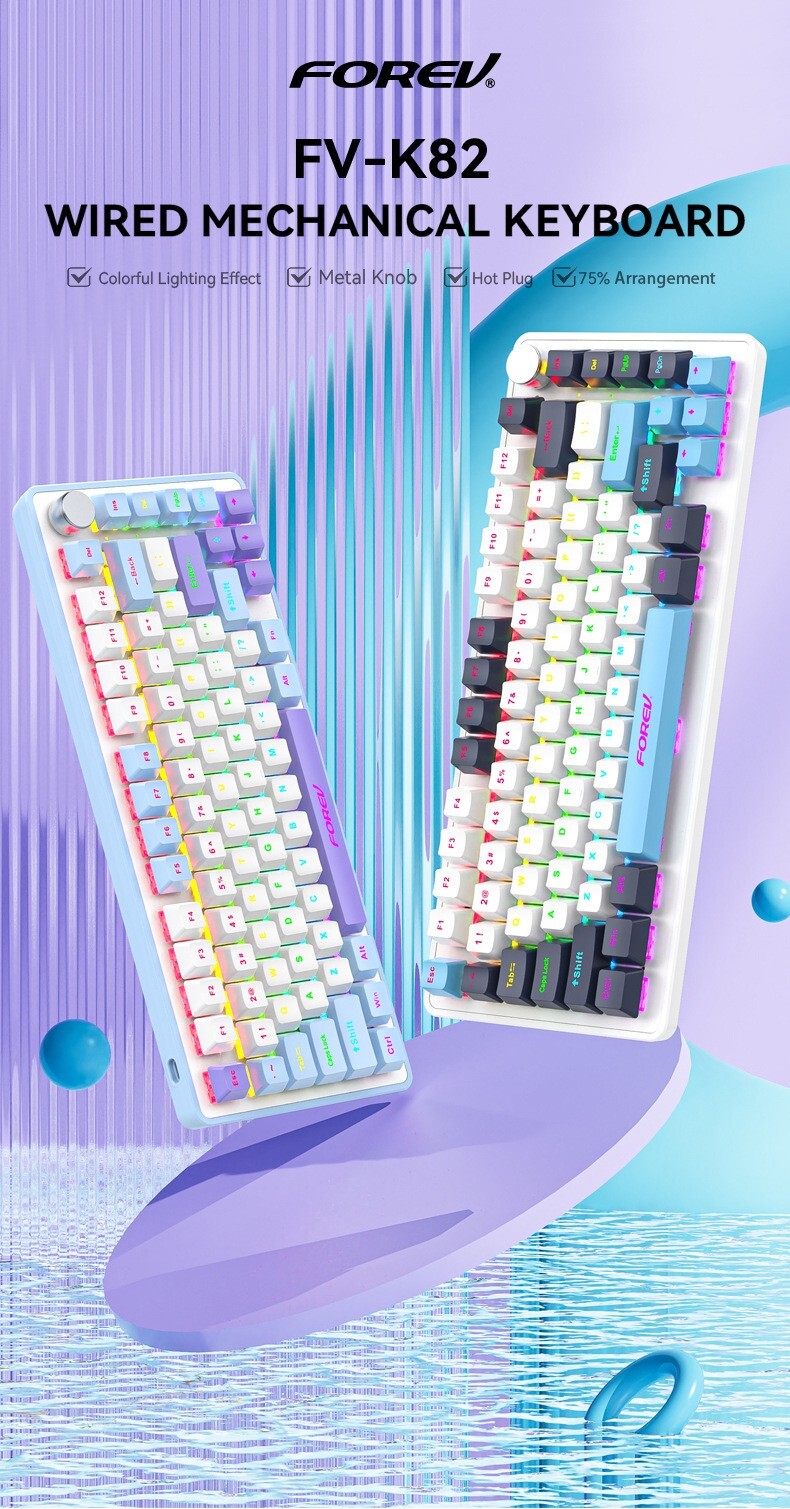 Forev FvQ305S Gaming keyboard Complete