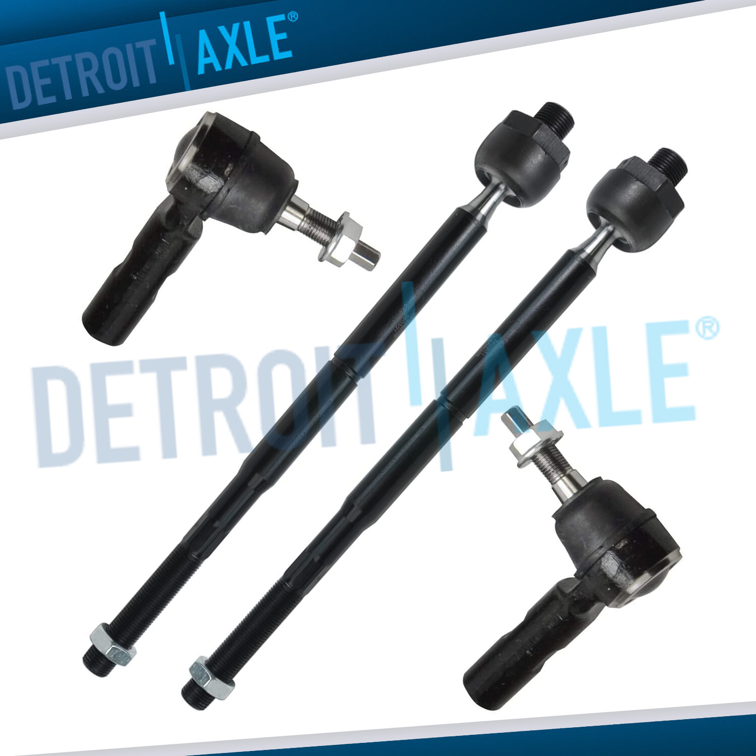 RWD Front Inner Outer Tie Rods for Dodge Charger Challenger Magnum Chrysler 300