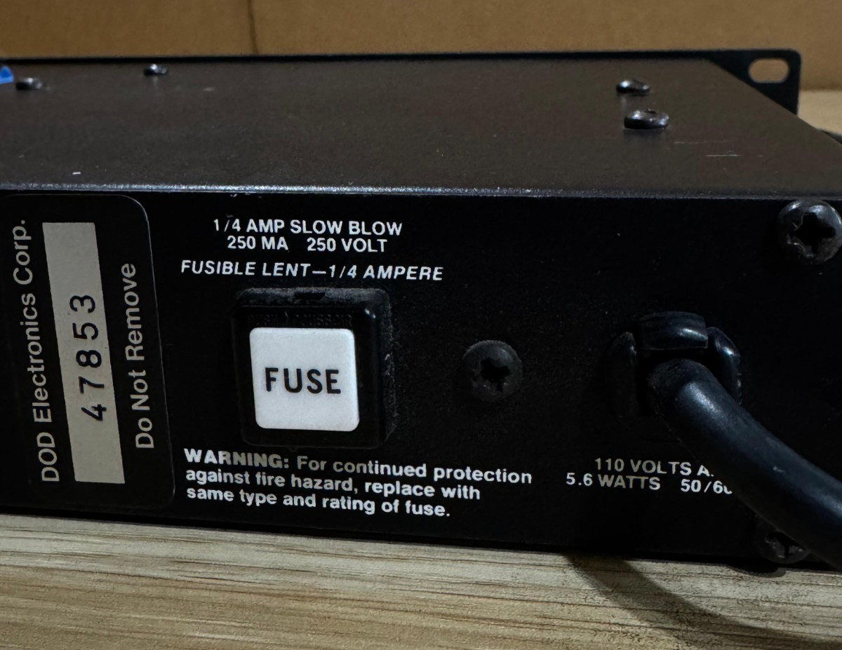 Digitech RDS Digital Delay System 3.6 Sec Chorus Flange Rack Guitar Processor