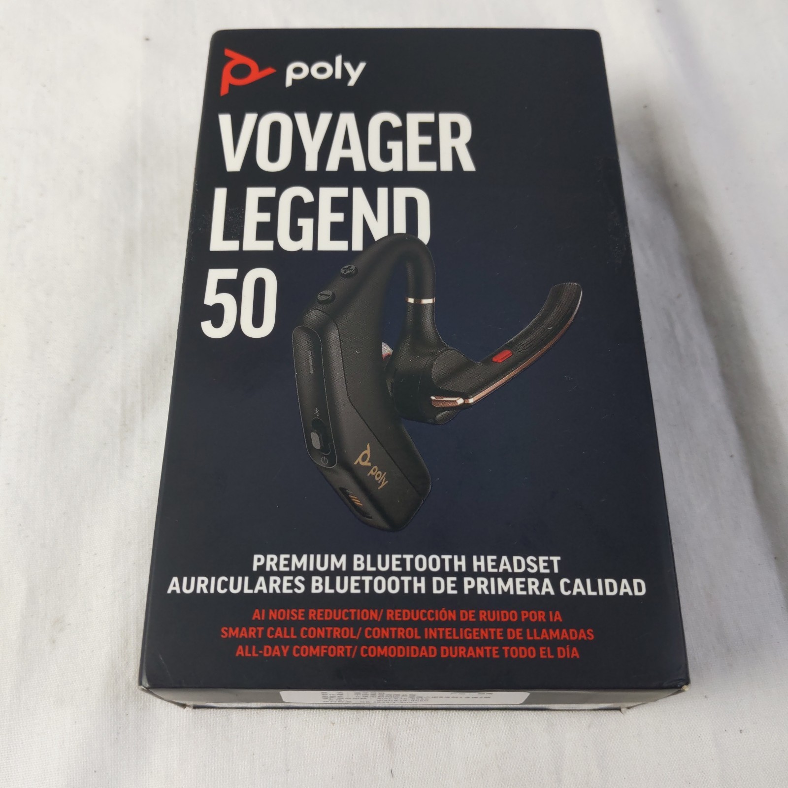 Plantronics Poly Voyager Legend 50 Premium Bluetooth Rechargeable Headset