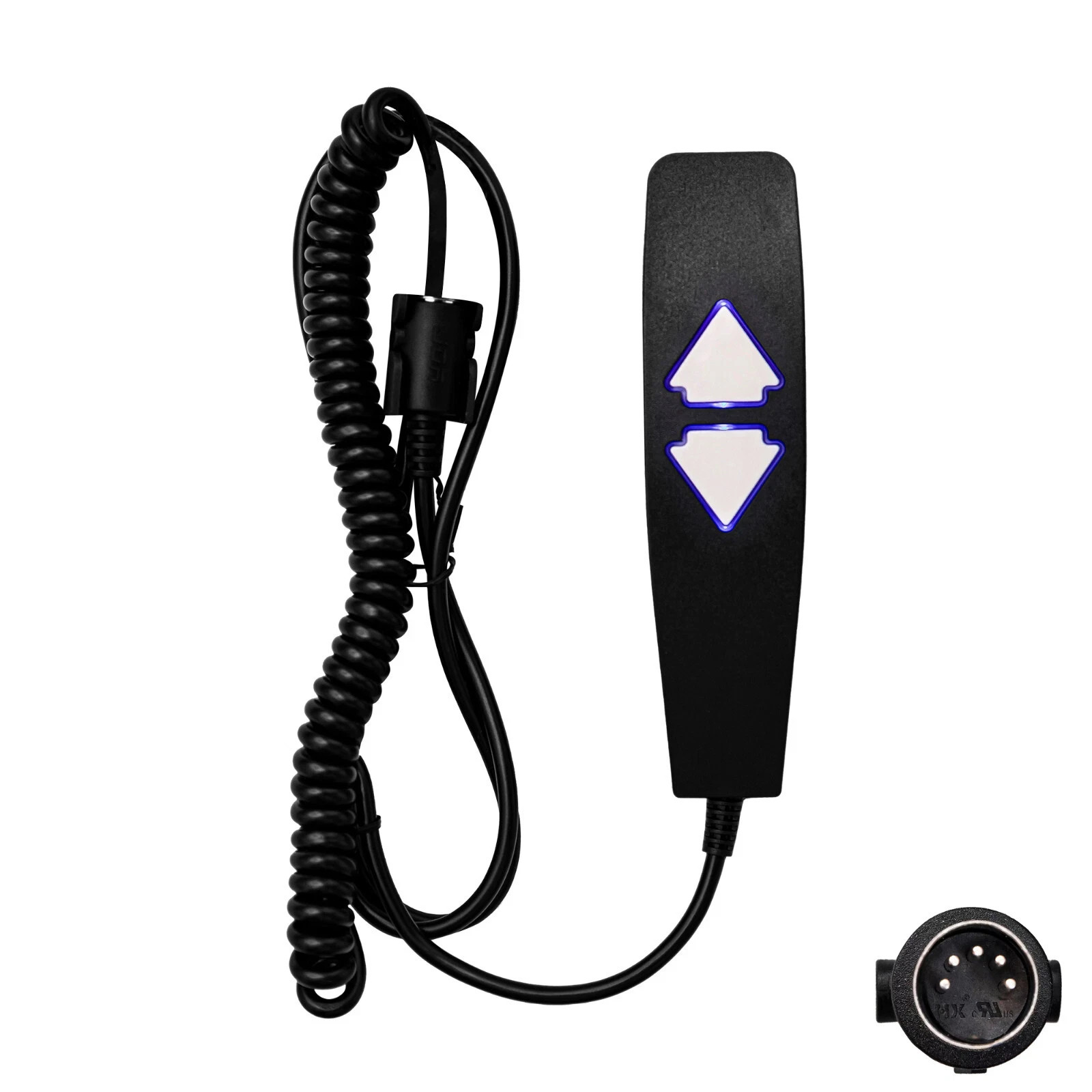 Power Recliner Lift Chairs 2 Button 5 Pin Remote Hand Control with USB Backlight
