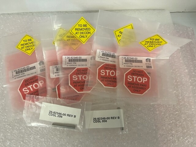 AMAT Applied Materials LOT OF 8 PIVOT PIN, P/N 26-82346-00, NOS