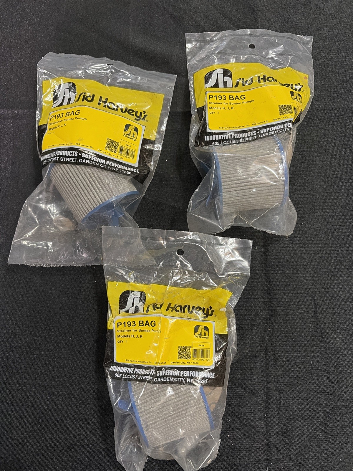 Sid Harvey’s P193-3BAG Strainer With Gaskets Fits Beckett Suntec (Qty 3)