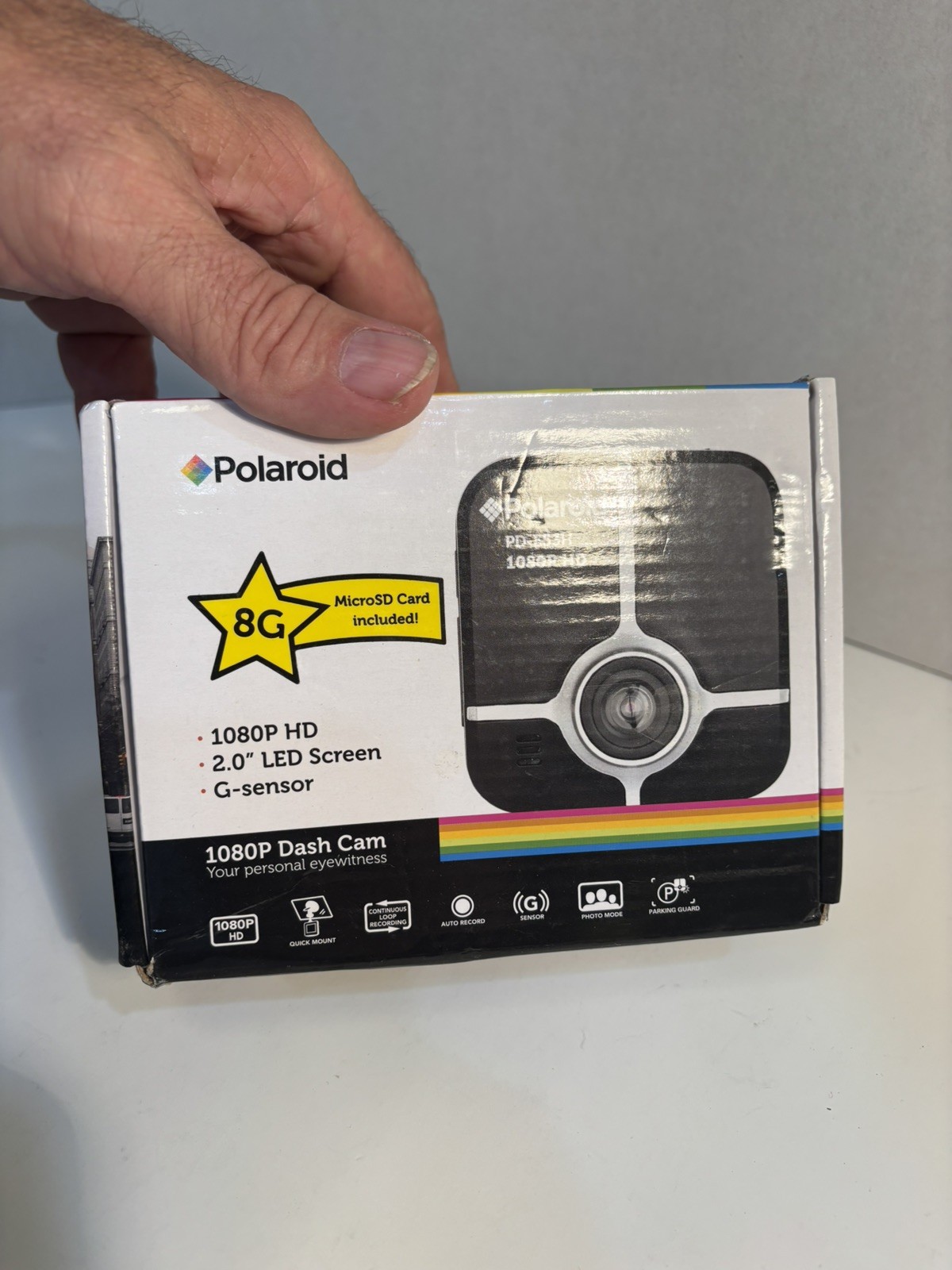 Polaroid PD-E53H 1080P HD Dash Cam w/Accessories - (NEW) Open Box