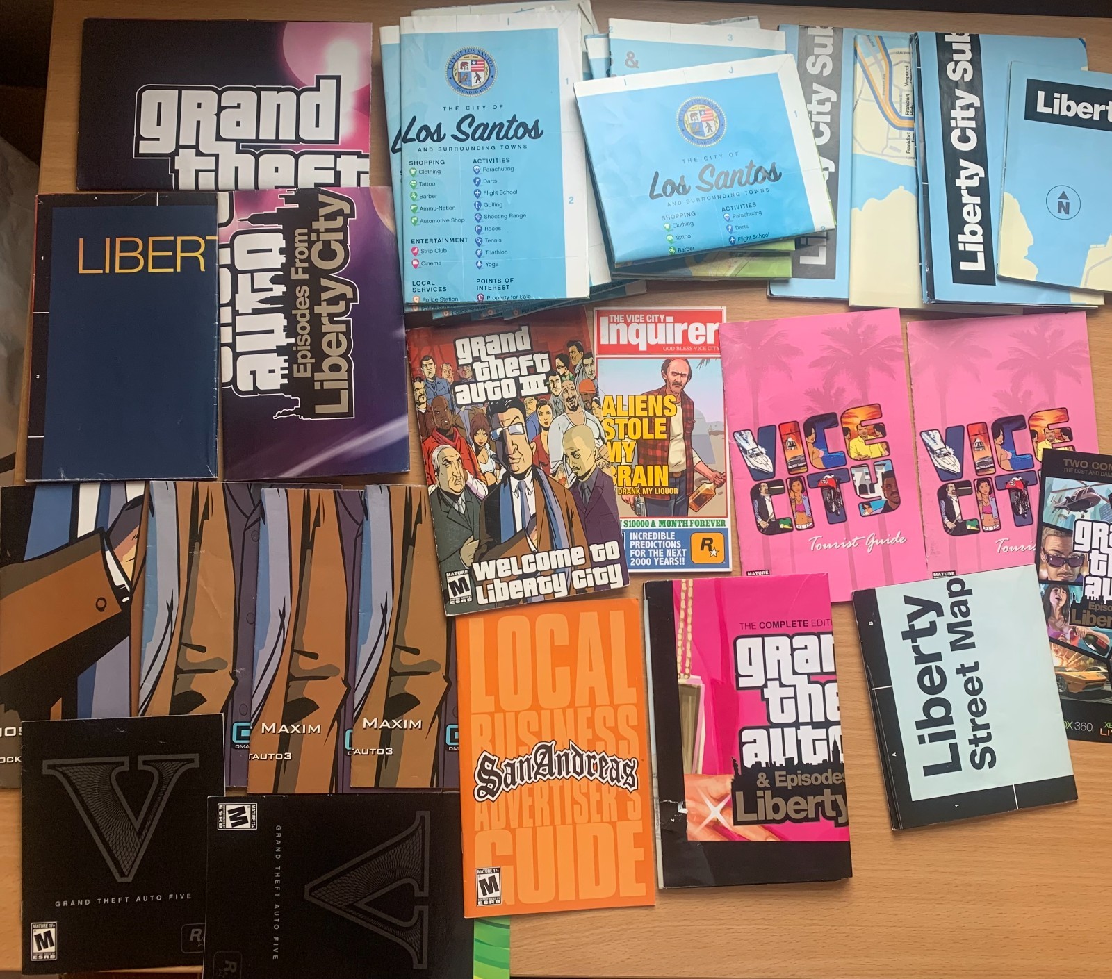 Grand Theft Auto GTA Posters, Manuals and Inserts - Pick and Choose!