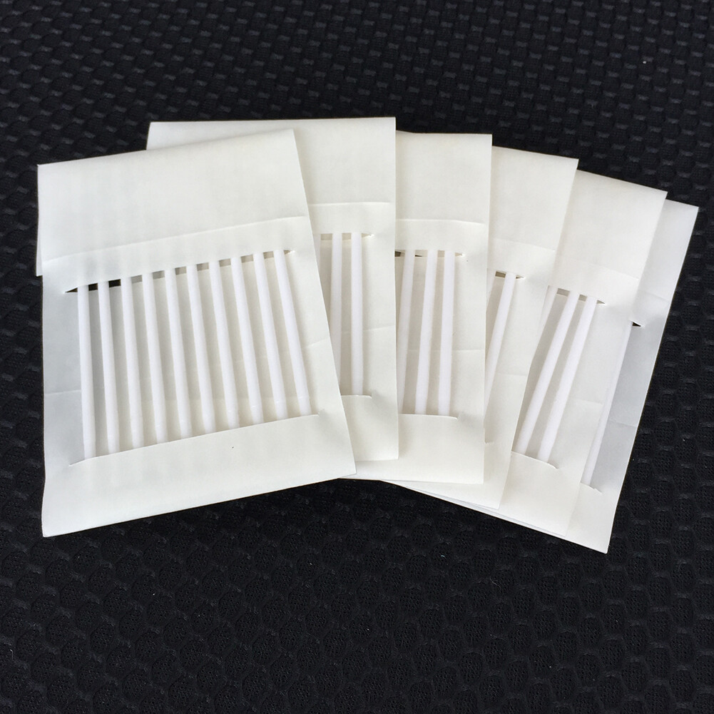 Bendable 60PCS Dental Disposable Sticky Applicators for Removal 110MM Long White