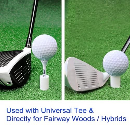 NEW 32Pcs Rubber Golf Tees Mixed Sizes for Mats Driving Range Simulator Practice