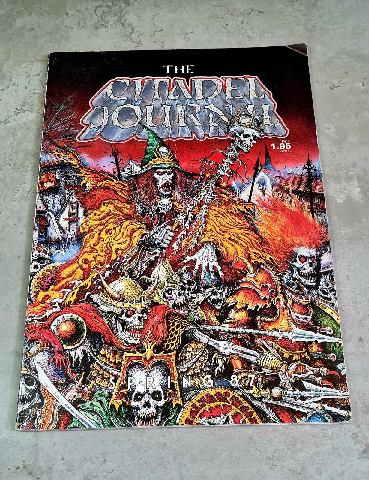 The Citadel Journal Spring 1987 Games Workshop Vintage RPG Wargames Magazine B/B
