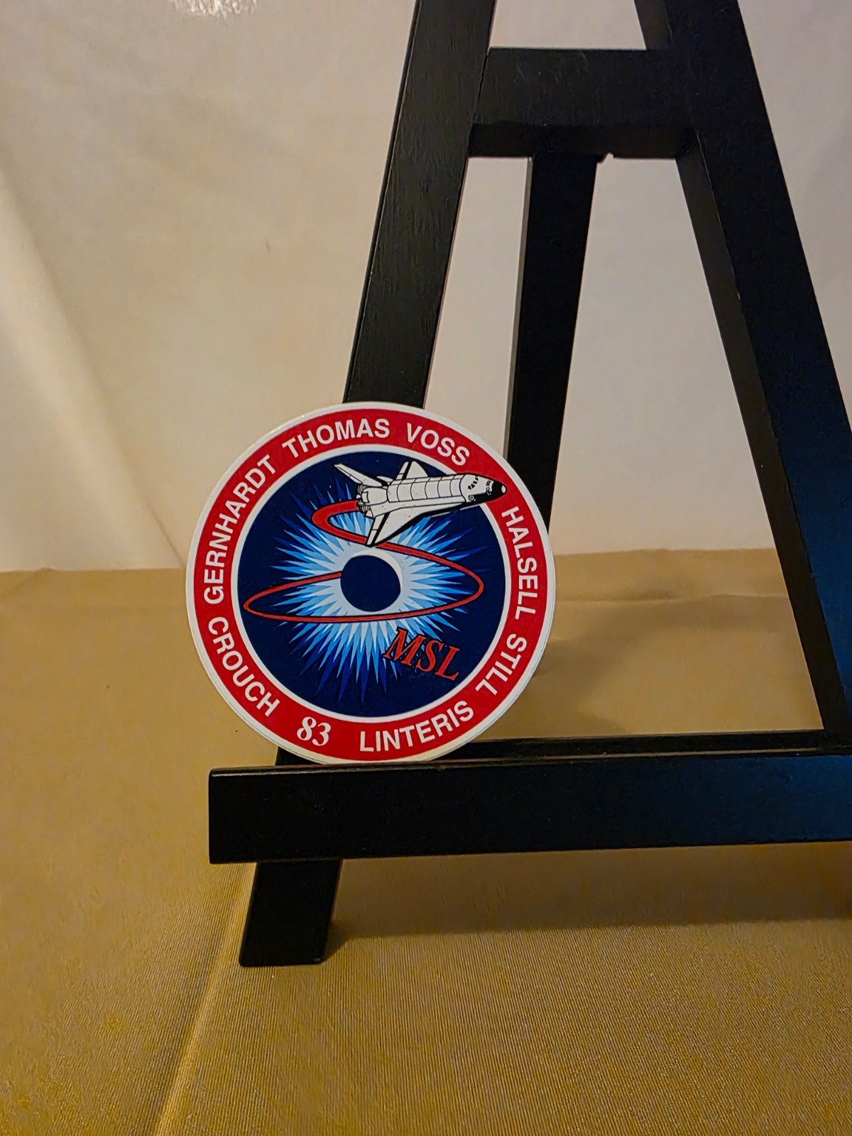 NASA SPACE SHUTTLE STS-73 Crew Patch Sticker - 3 1/2 inches