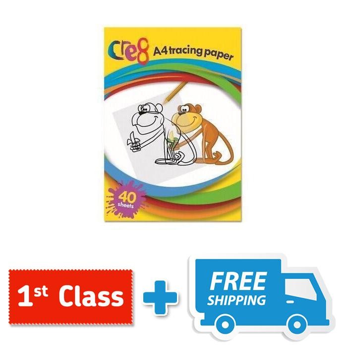 Cre8 A4 Tracing Paper Pad 40shts