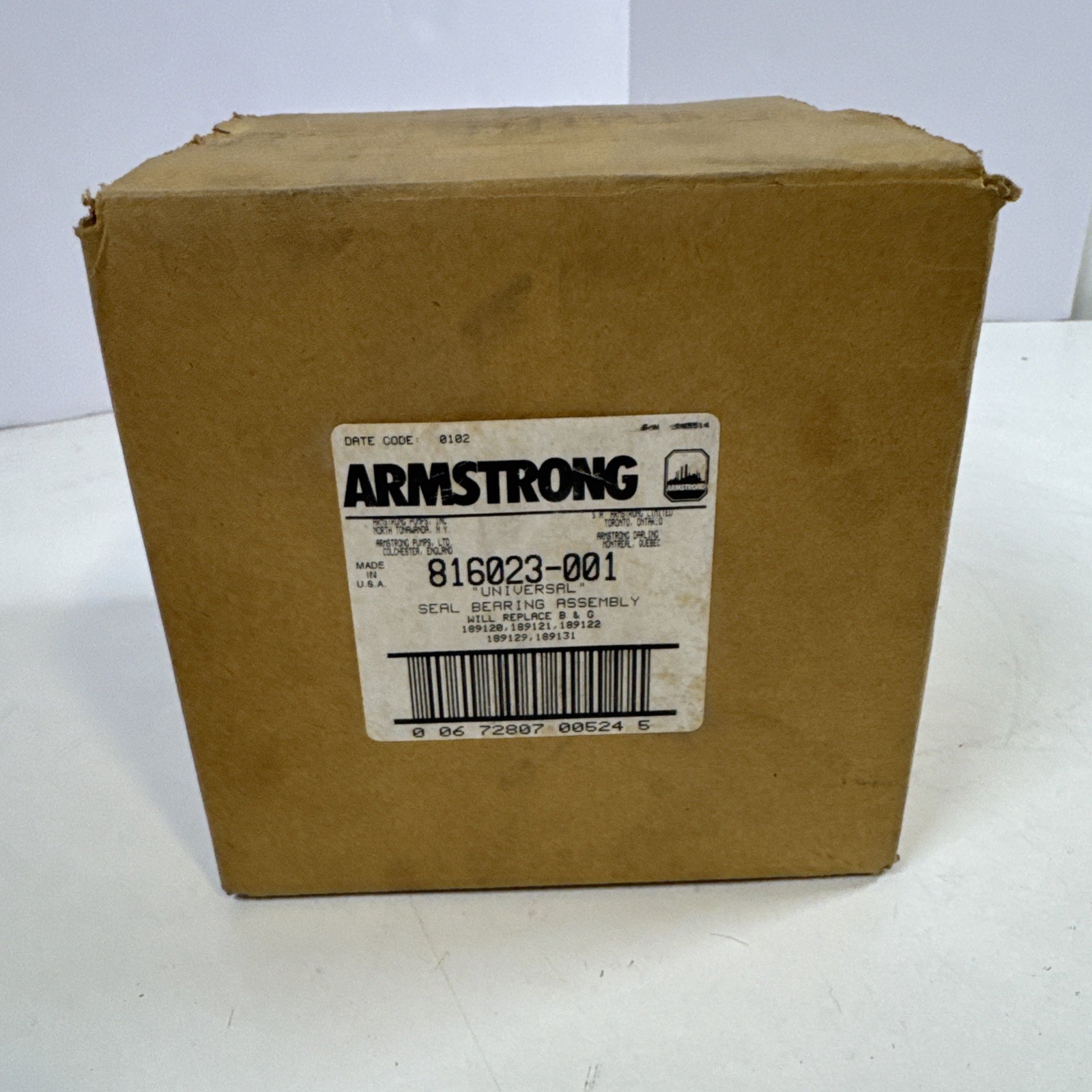 armstrong 816023-001 seal bearing assembly
