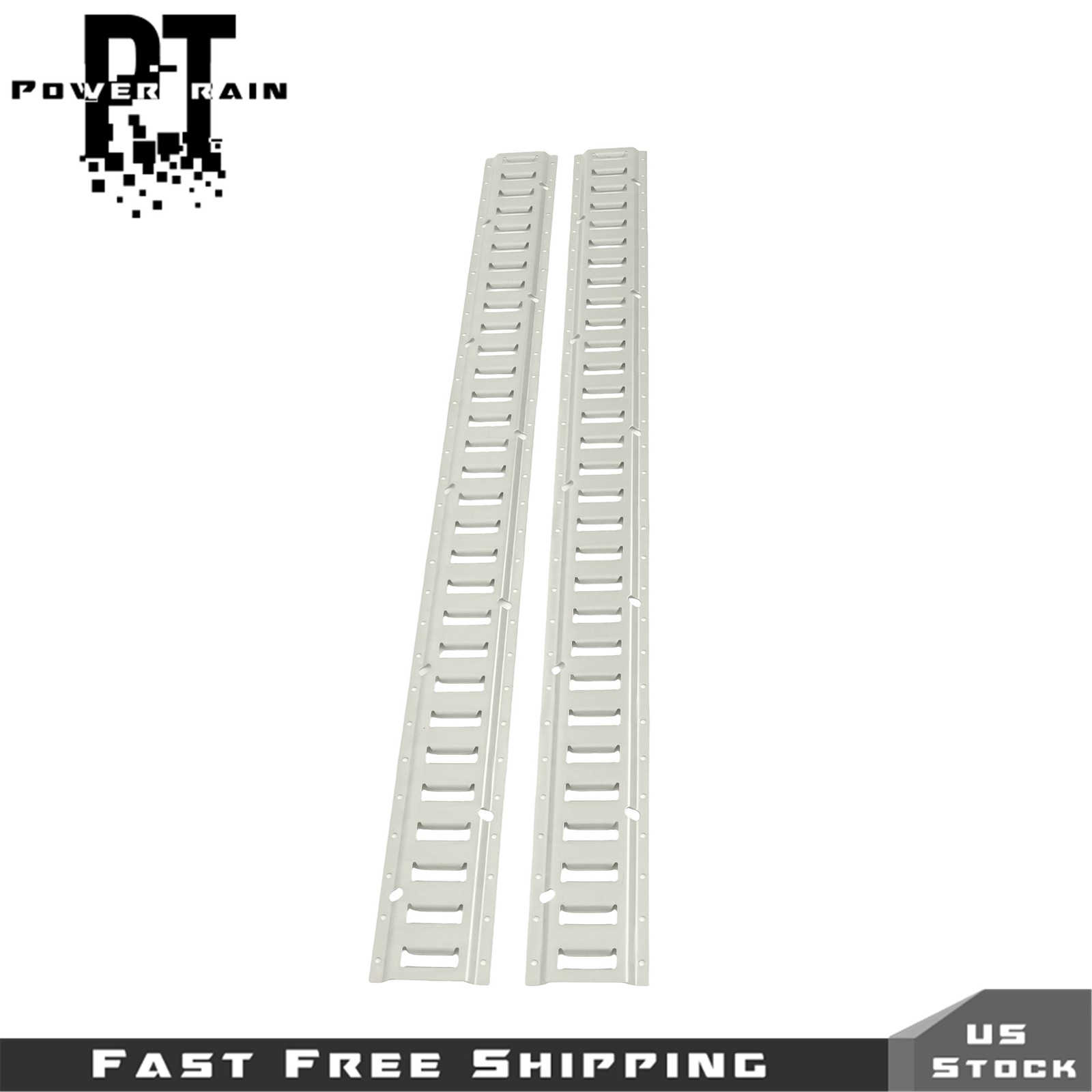 8x 5' Galvanized E-Track for Enclosed Trailers Cargo Trucks Vans Haulers