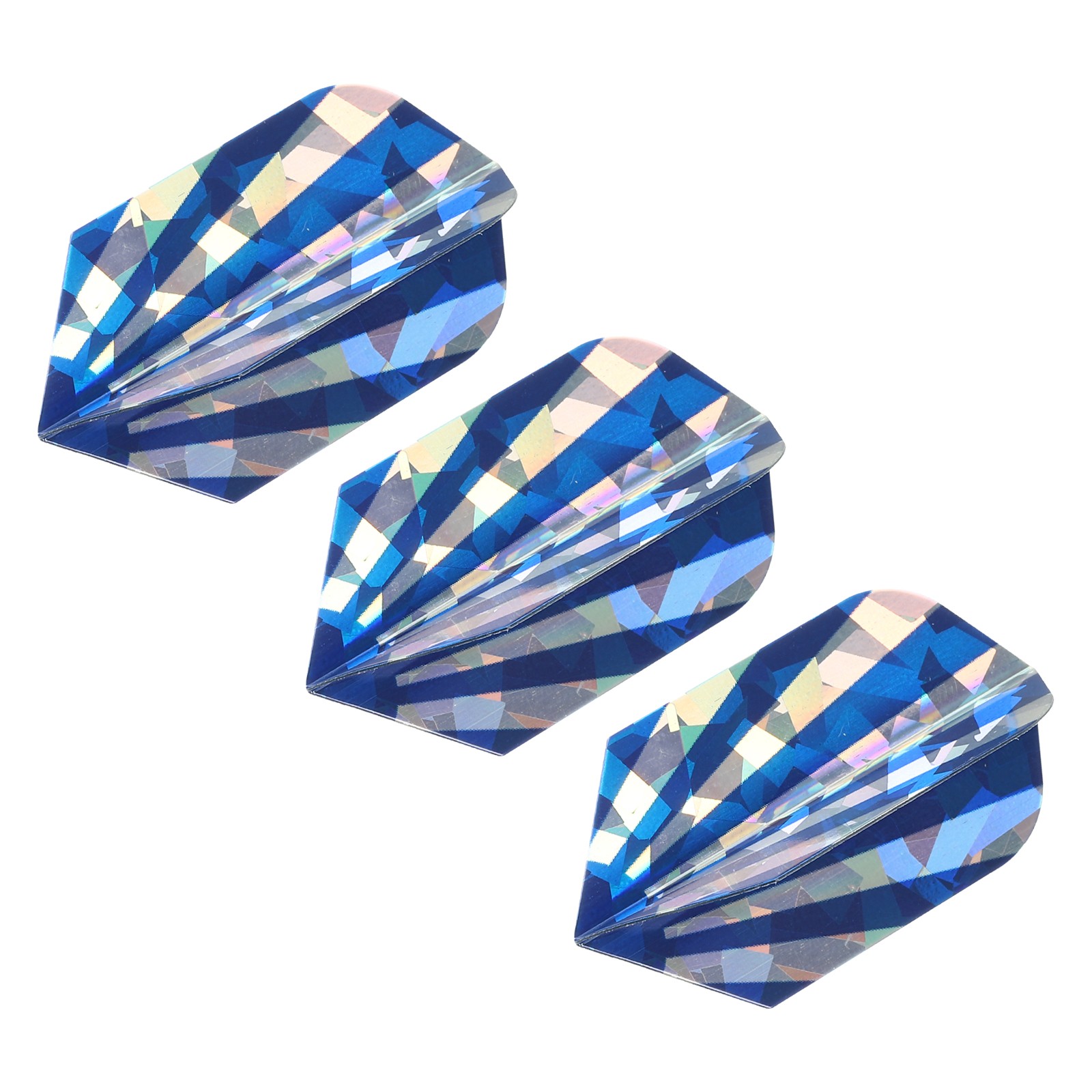 Slim Dart Flights, 3 Pack PET Dart Accessories, Dark Blue
