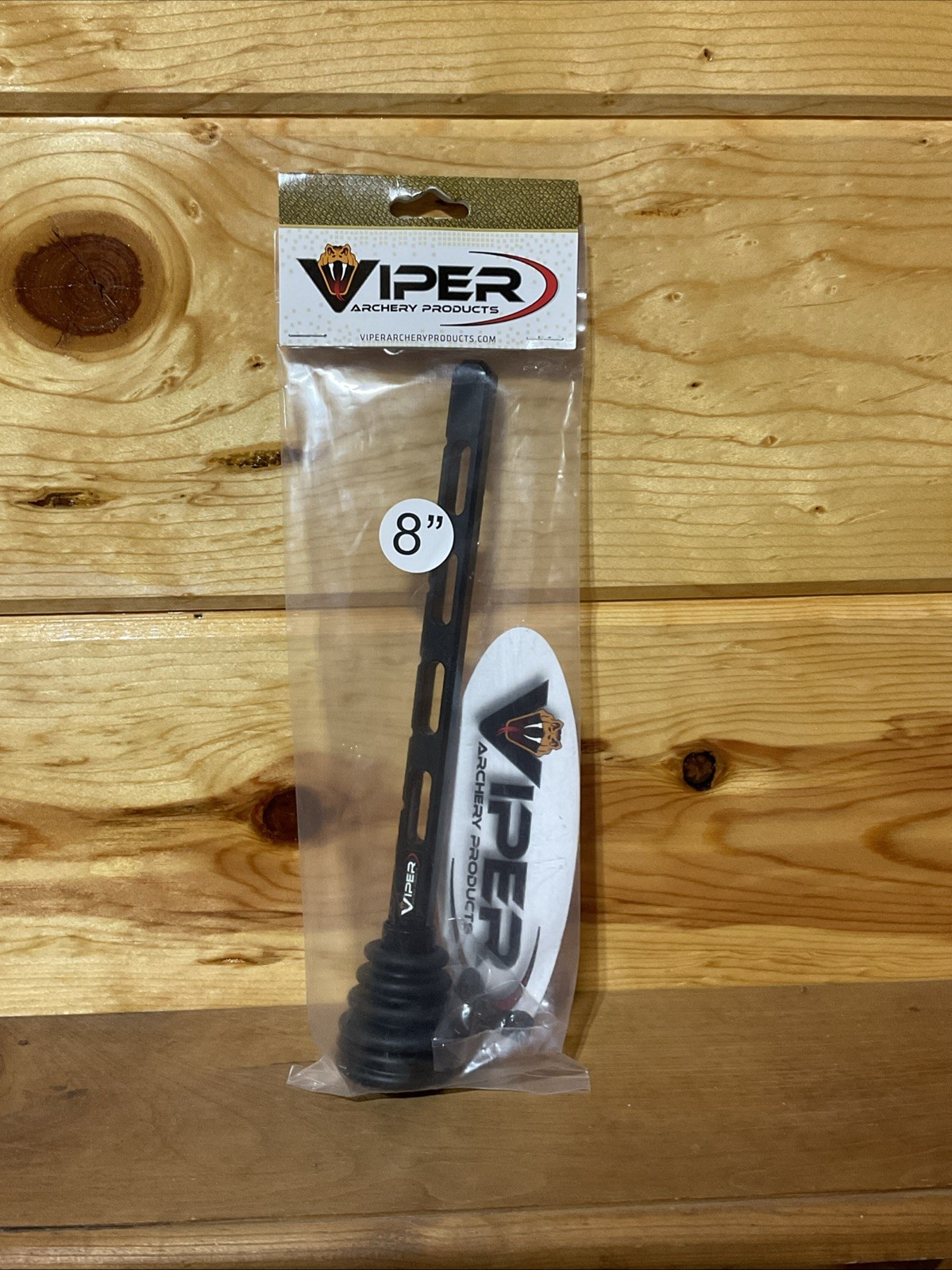 VIPER ARCHERY DOVETAIL RISER STABILIZER - 8"  FITS MATHEWS BRIDGELOCK