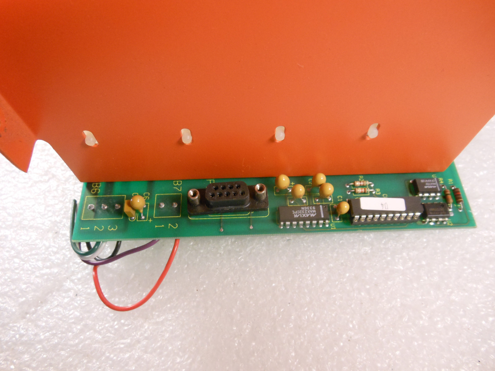 Texas Instruments 01-31122-104 Temperature Controller Backplane With Cage