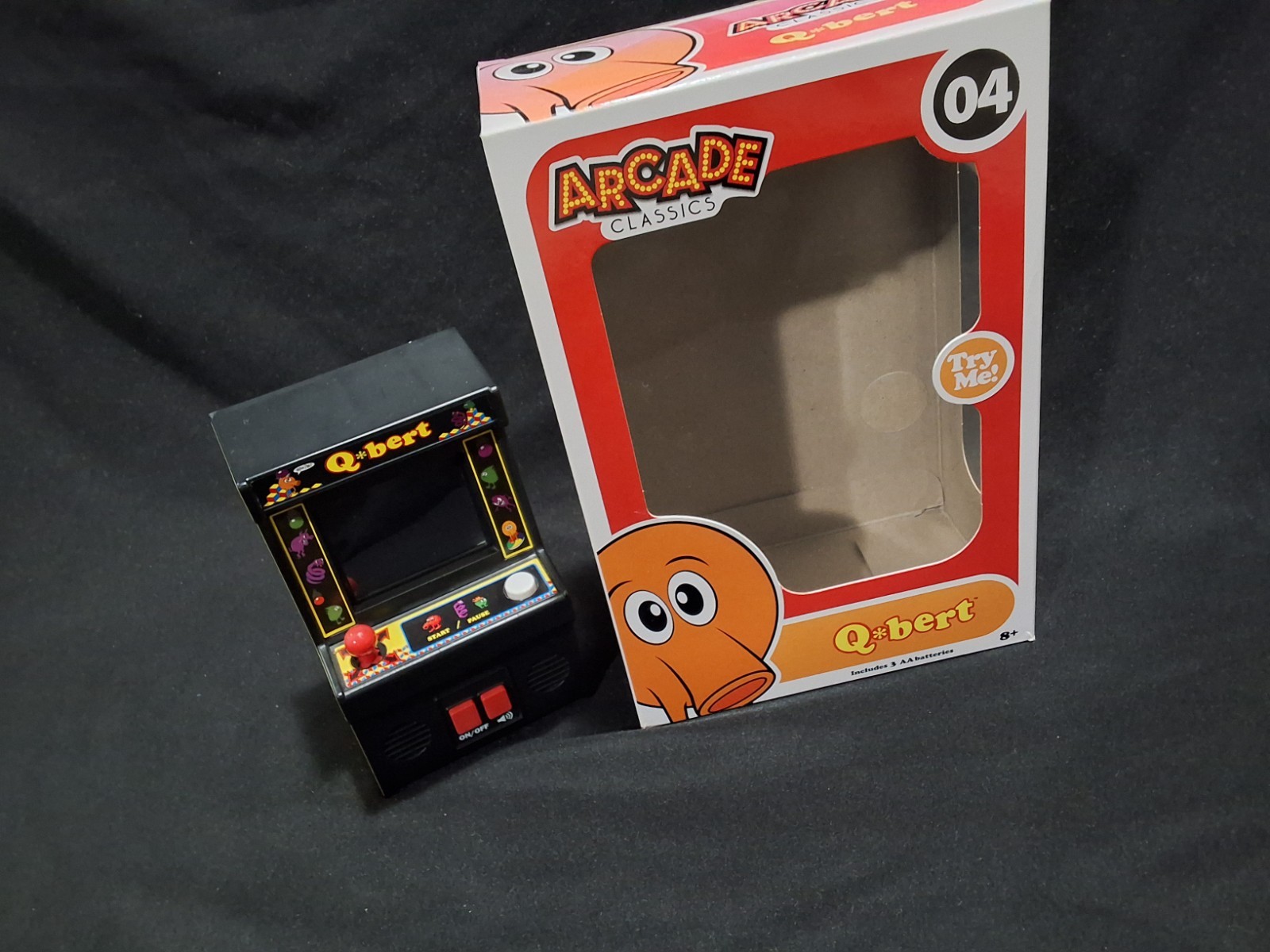 Basic Fun Arcade Classics Q*bert Mini Arcade Machine 2016 Reproduction